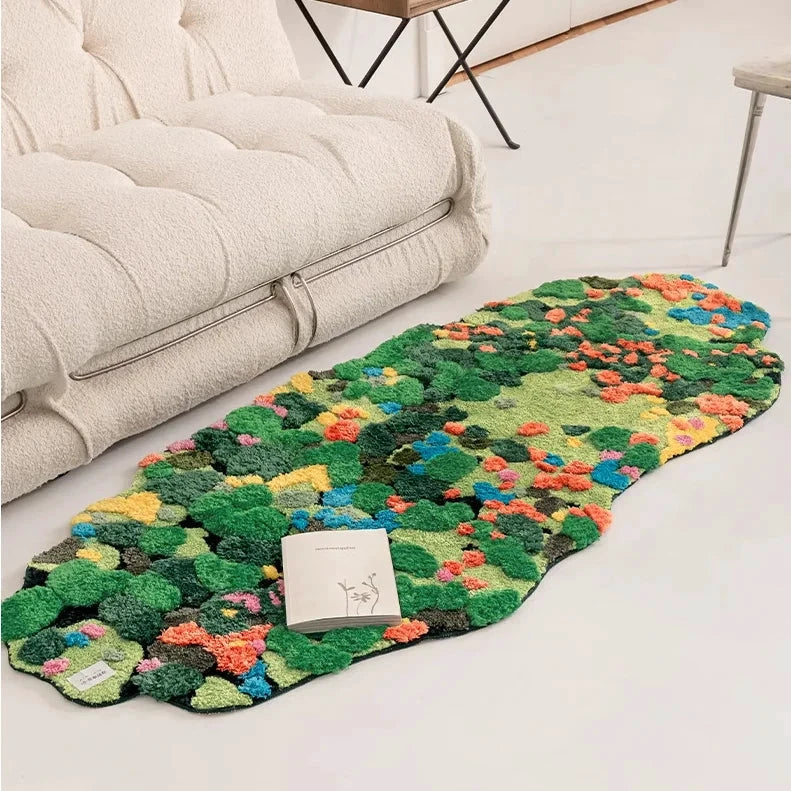 Moss Tufting Bathroom Mat by Bowlift