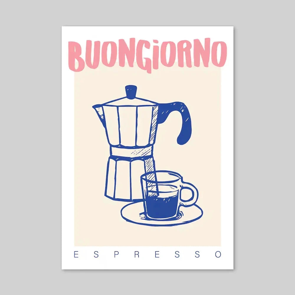 Buongiorno Wall Art by Bowlift