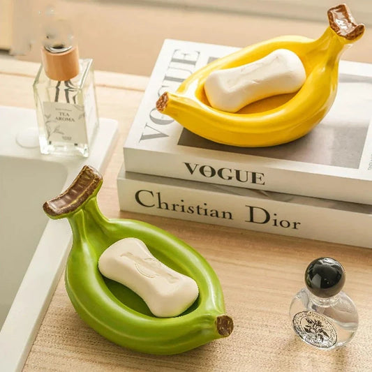 Creative Ceramic Banana Soap Box by Bowlift