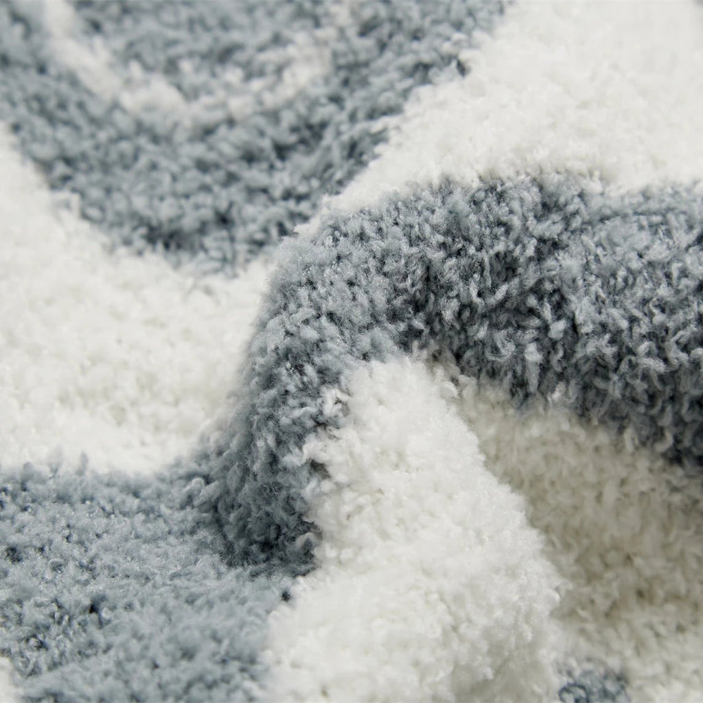 Smiley Checkered Blanket by Bowlift
