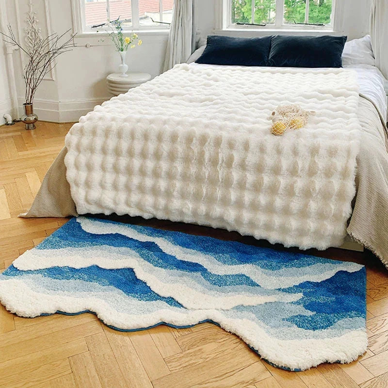 Sea Wave Rug by Bowlift