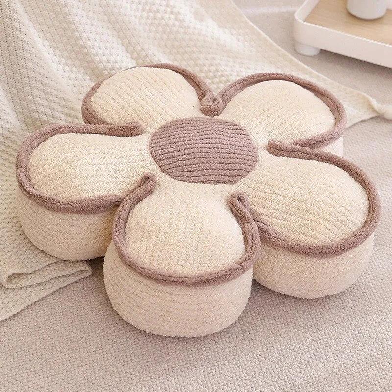 Pastel Fluffy Flower Cushion by Bowlift