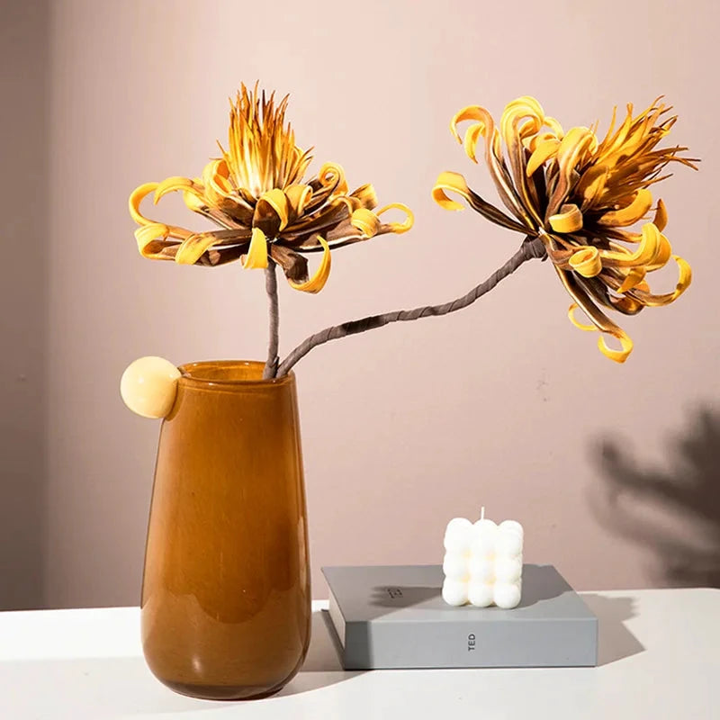 Globe Glass Chubby Vase by Bowlift