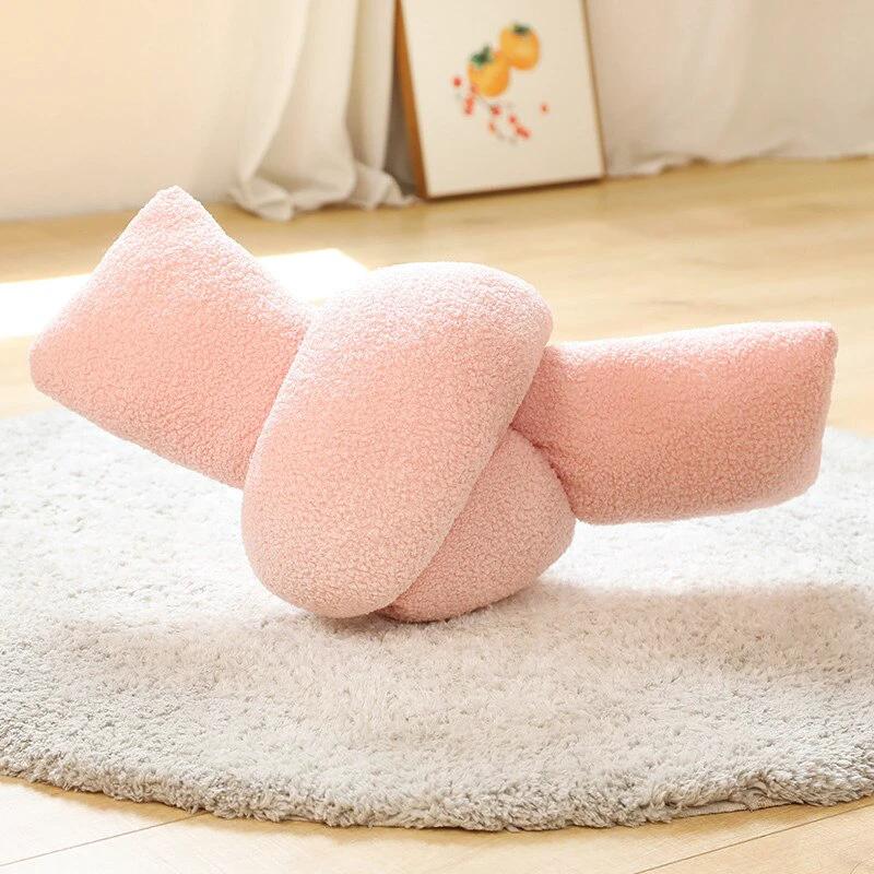 Plush Cushions - Doughnut, Globe, Arch and Knot by Bowlift