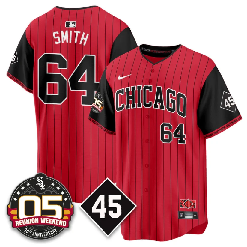 Shane Smith Jersey #64 Chicago White Sox 2025 Reunion Weekend Stitched City Connect by My Store