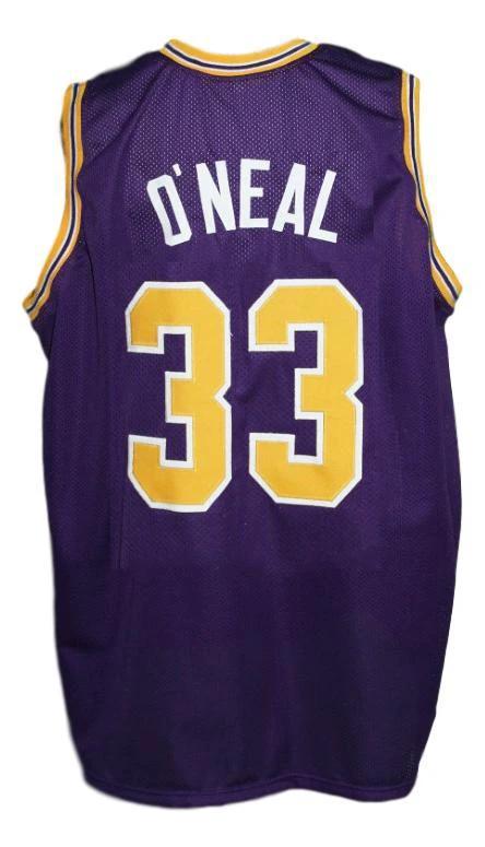 Shaquille O'Neal Jersey #33 Lsu College Basketball Purple by My store basketball