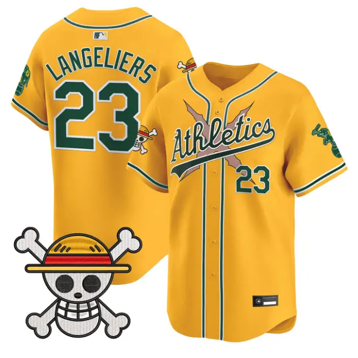 Shea Langeliers Jersey #23 Athletics One Piece Vapor Premier Stitched by My Store