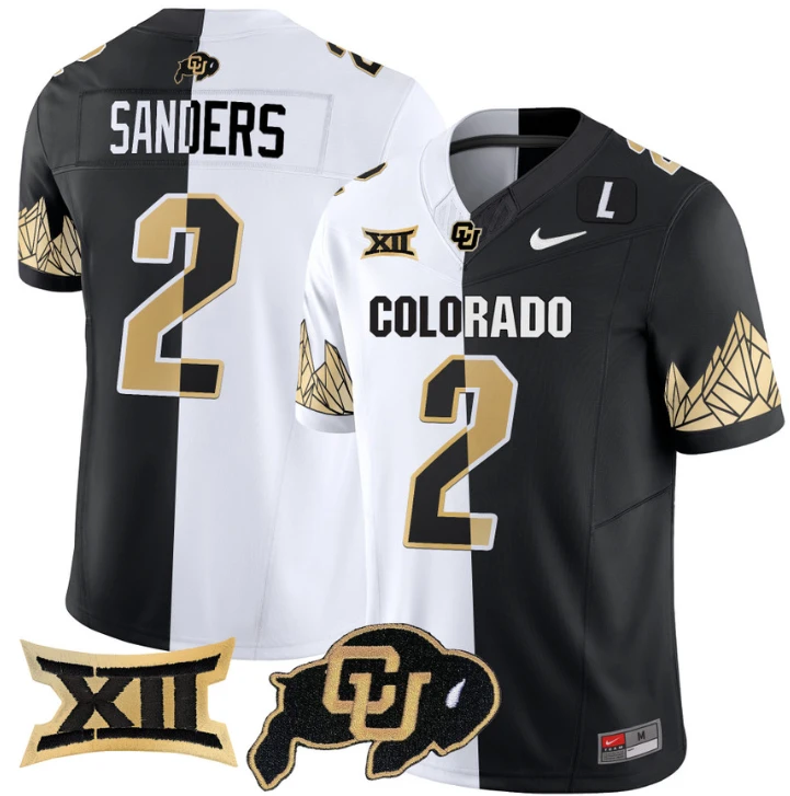 Shedeur Sanders Jersey #2 Colorado Buffaloes Vapor Limited Football Stripeout by My Store