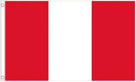 Sheffield United Red and White Tricolour Flag 3x5ft polyester by flagsjustdoit