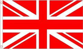 Sheffield United Red and White Union Flag 3x5ft polyester by flagsjustdoit