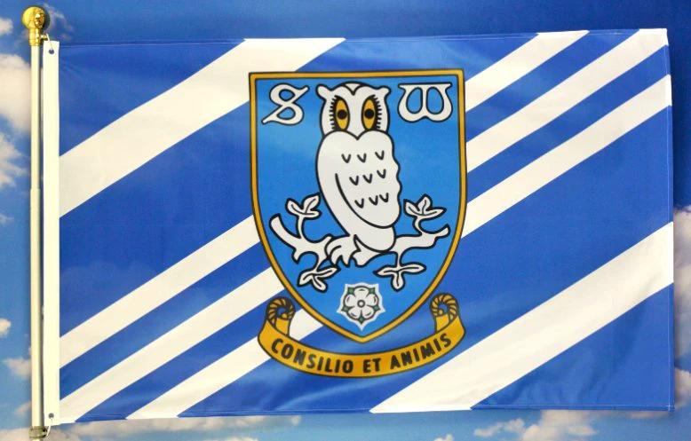 Sheffield Wednesday Football Club Flag 3x5ft Banner Polyester by flagsjustdoit