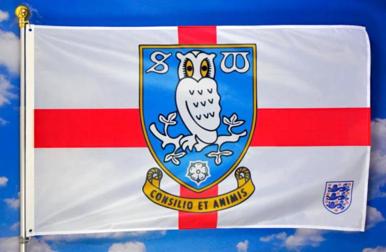 Sheffield Wednesday Football Club Flag White 3x5ft Banner Polyester by flagsjustdoit