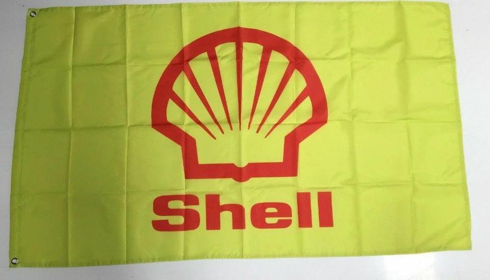 Shell Banner Flag - Car Rimula Series Engine Motor Oil Petrol Workshop Mechanic 3x5ft by flagsjustdoit