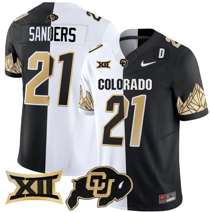 Shilo Sanders Jersey #21 Colorado Buffaloes Vapor Limited Football Stripeout by My Store