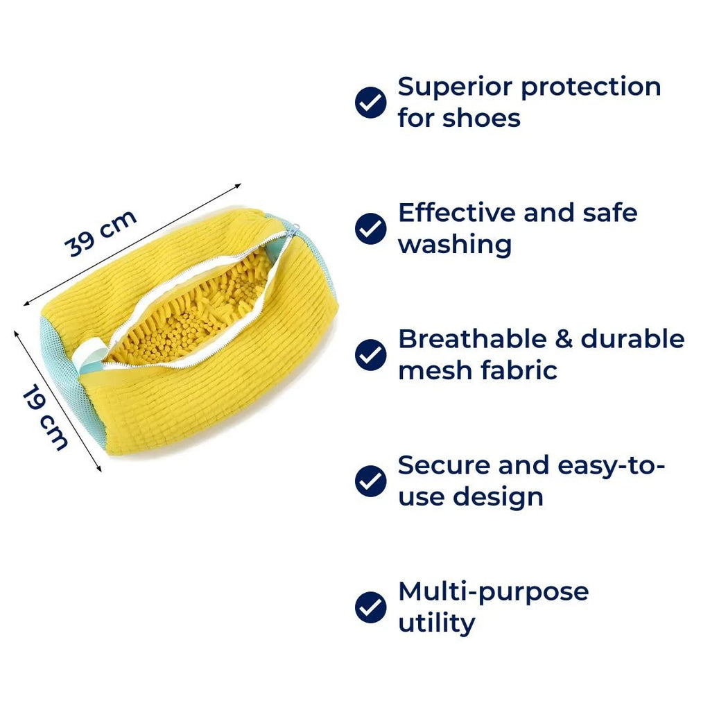 ShoeGuard | Shoe Washing Machine Bag – Protective Cushioning – Mesh Fabric – Trainer Care Bowlift by Bowlift