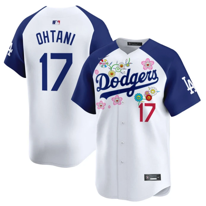 Shohei Ohtani Jersey #17 Dodgers x Takashi Murakami 2025 Vapor Limited Stitched Alternate by My Store