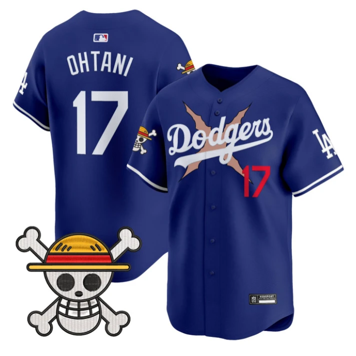 Shohei Ohtani Jersey #17 Los Angeles Dodgers One Piece 2025 Stitched Royal by My Store