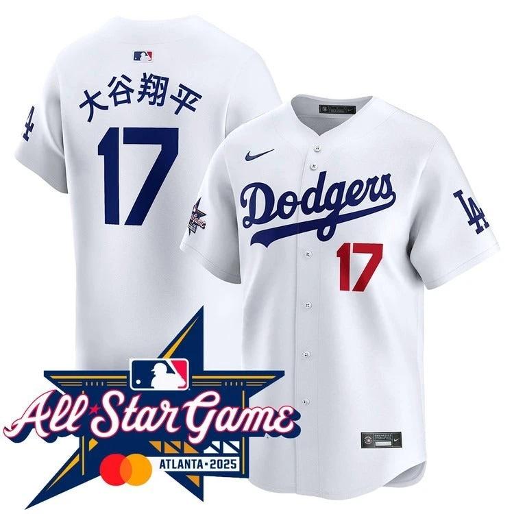 Shohei Ohtani Los Angeles Dodgers 2025 All-Star Game Kanji Limited Jersey by My Store