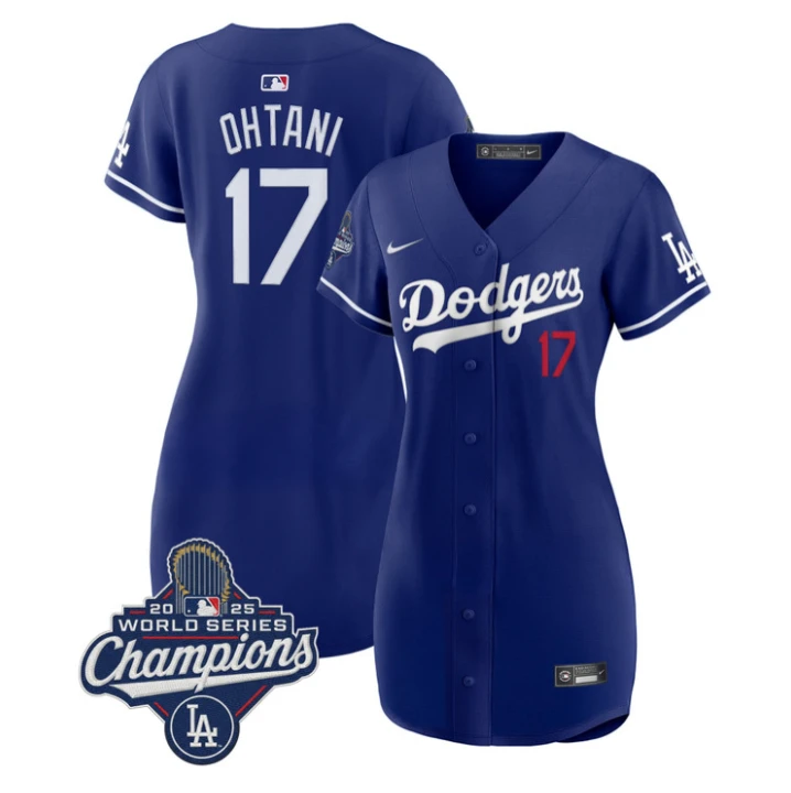 Shohei Ohtani Jersey #17 Dodgers 2025 World Series Champions Dress Stitched by My Store