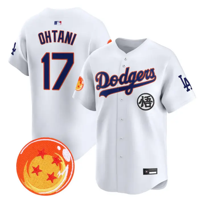 Shohei Ohtani Jersey #17 Dodgers Dragon Ball Vapor Premier Stitched by My Store
