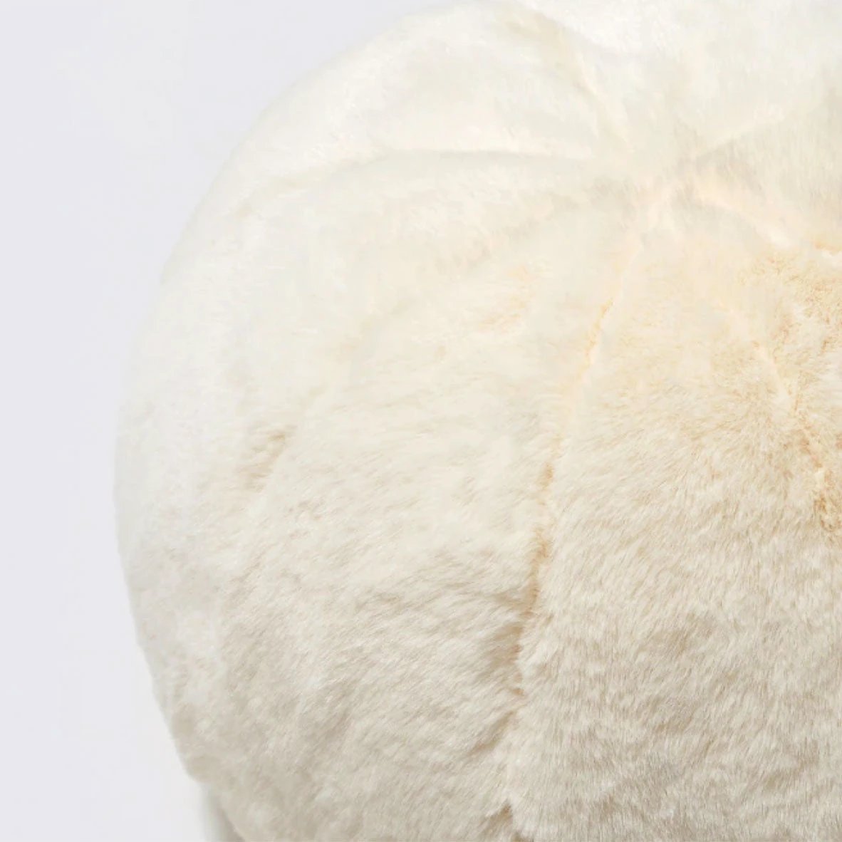 Short Fur Ball Pillow by Bowlift