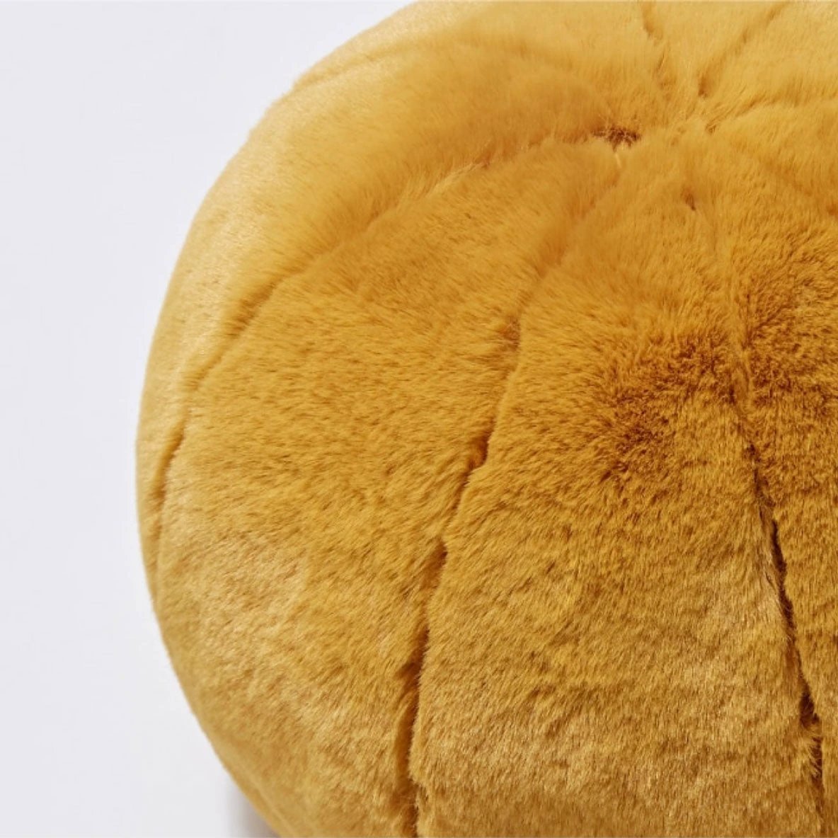 Short Fur Ball Pillow by Bowlift