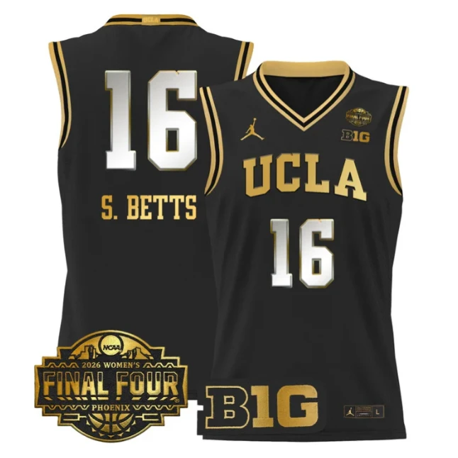Sienna Betts Jersey #16 UCLA Bruins 2026 Final Four Patch Stitched by My store basketball