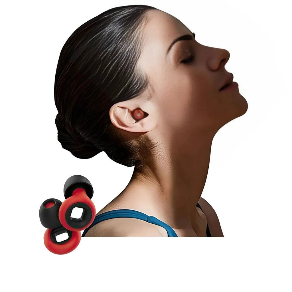 SilentGuard Sleeping Earplugs | Comfortable Noise-Reducing Earplugs - Quiet Restful Sleep Bowlift by Bowlift