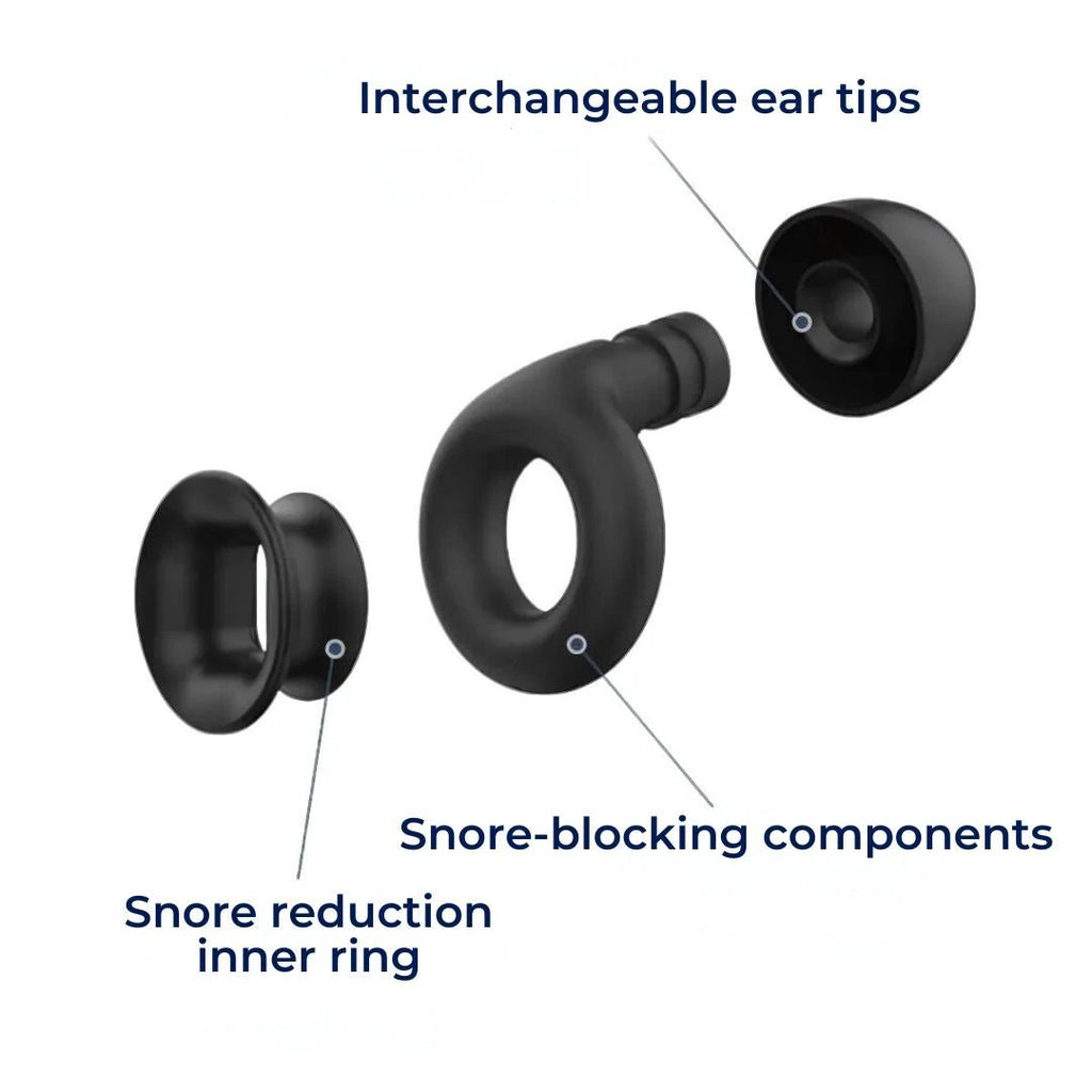 SilentGuard Sleeping Earplugs | Comfortable Noise-Reducing Earplugs - Quiet Restful Sleep Bowlift by Bowlift