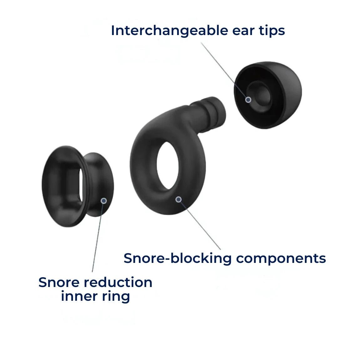 SilentGuard Sleeping Earplugs | Comfortable Noise-Reducing Earplugs - Quiet Restful Sleep Bowlift by Bowlift
