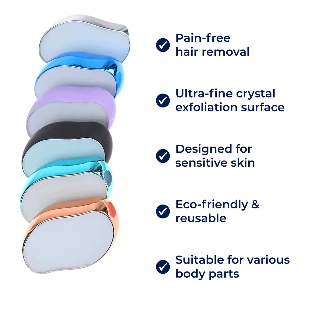 SilkEase | Crystal Hair Remover – Pain-Free Exfoliation – Ultra-Fine Crystal Surface – For Sensitive Skin Bowlift by Bowlift