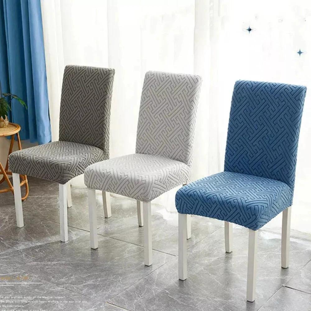 Silvra Elastic Lattice Dining Chair Cover by Casa & Beyond US