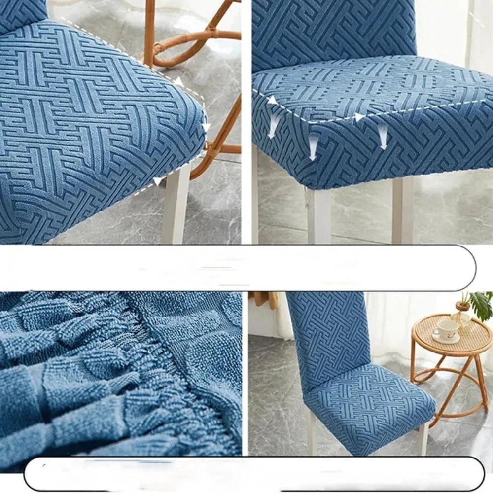 Silvra Elastic Lattice Dining Chair Cover by Casa & Beyond US