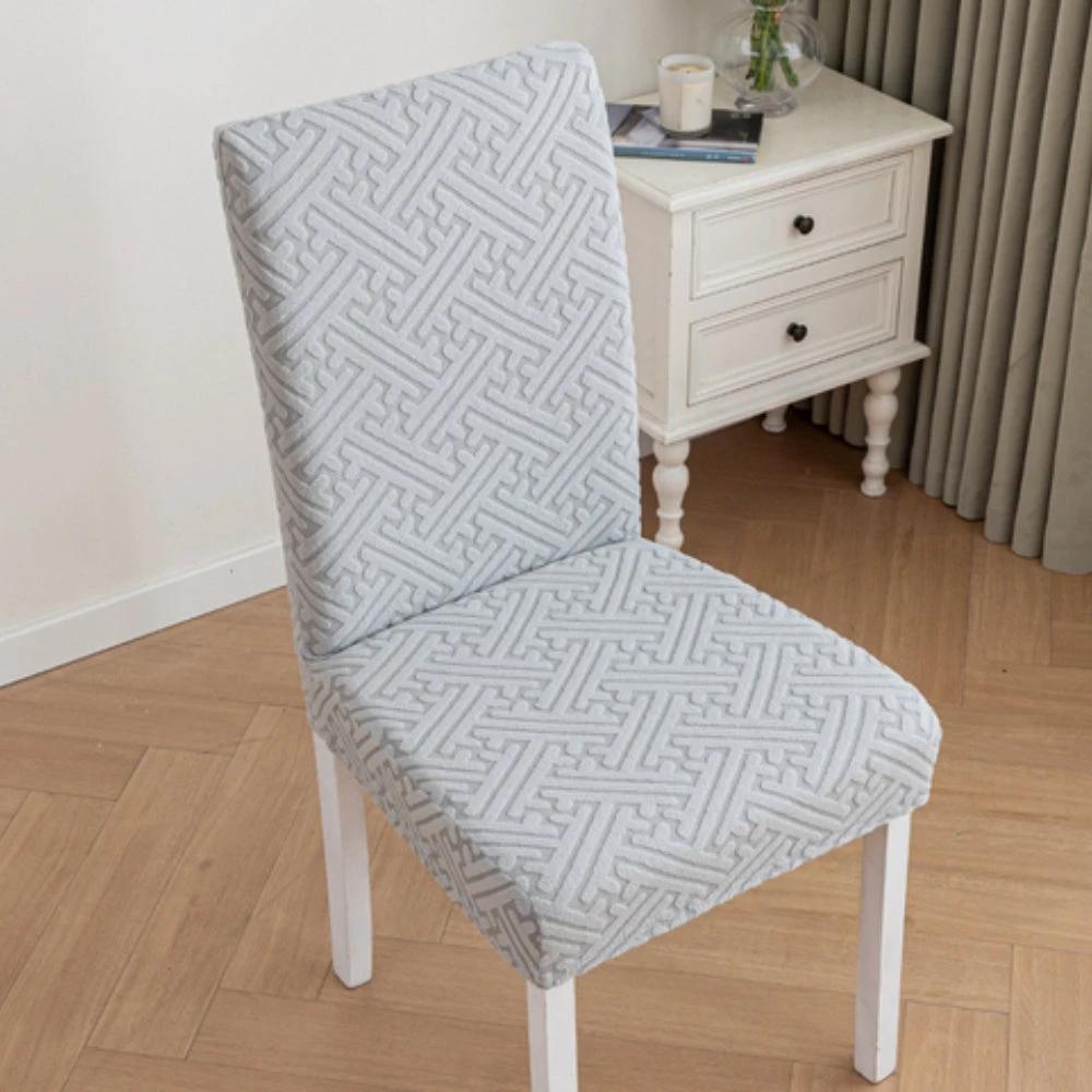 Silvra Elastic Lattice Dining Chair Cover by Casa & Beyond US