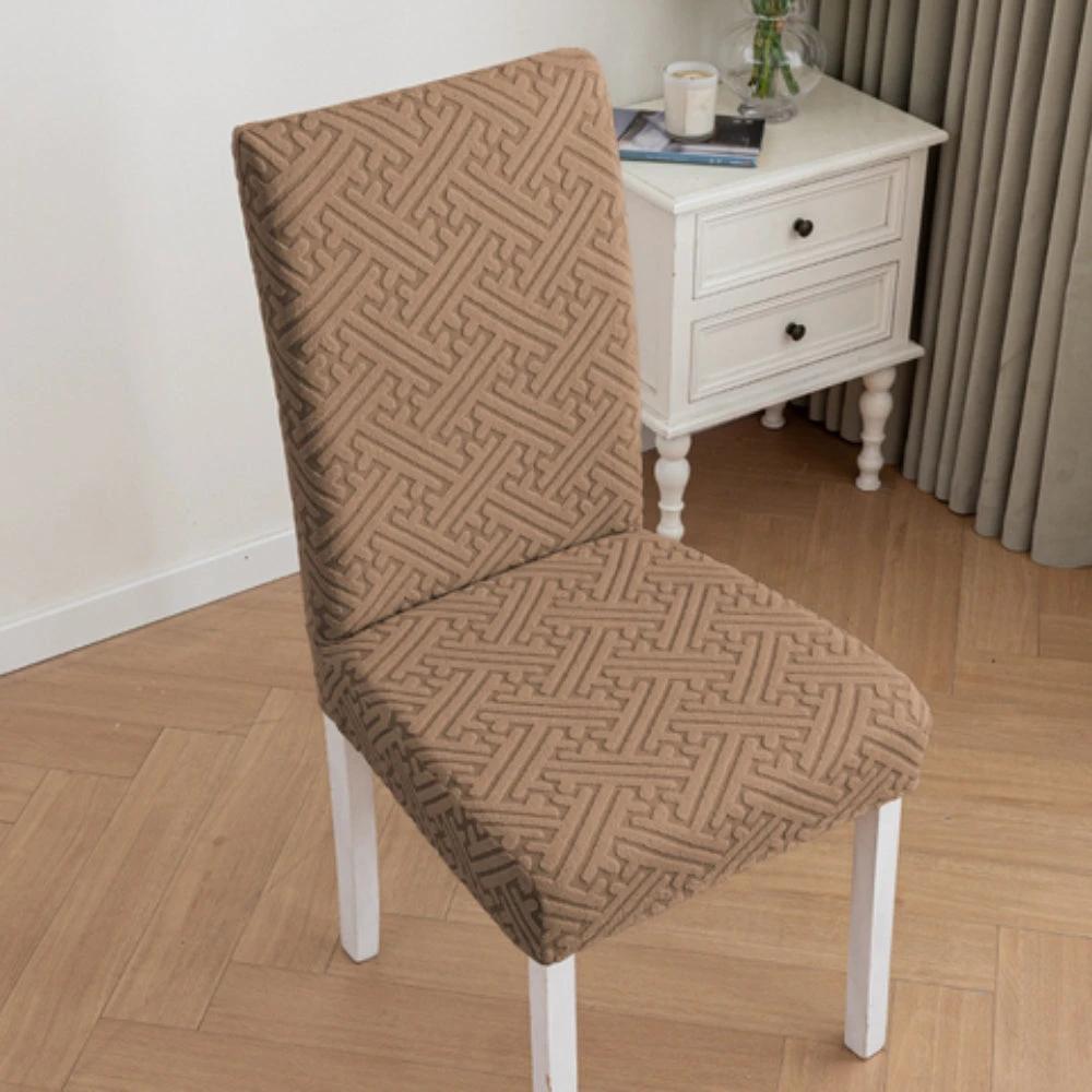 Silvra Elastic Lattice Dining Chair Cover by Casa & Beyond US
