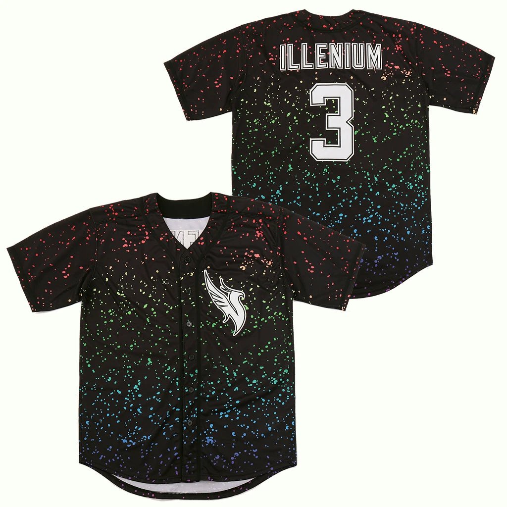 Singer Illenium #3 Movie Baseball Jersey Diamond Fashion Hip Hop by My Store