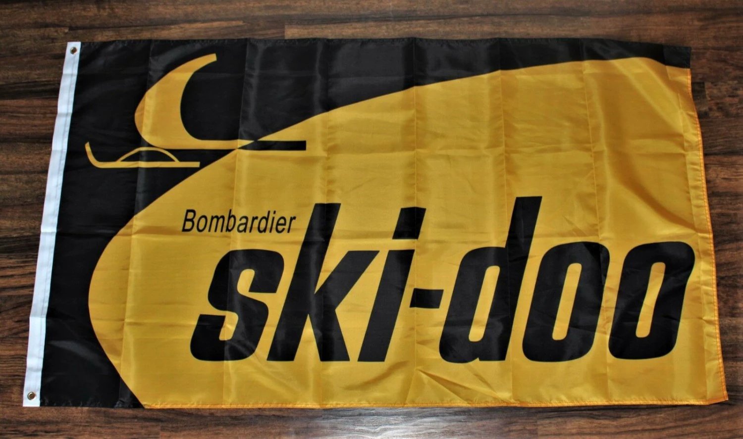 Ski-Doo Banner Flag Bombardier Snow Mobile Winter Sports New 3x5ft by flagsjustdoit