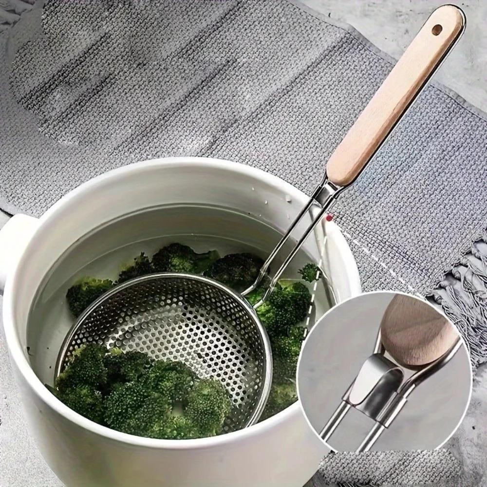 Skimmer Stainless Steel Colander Strainer by Casa & Beyond