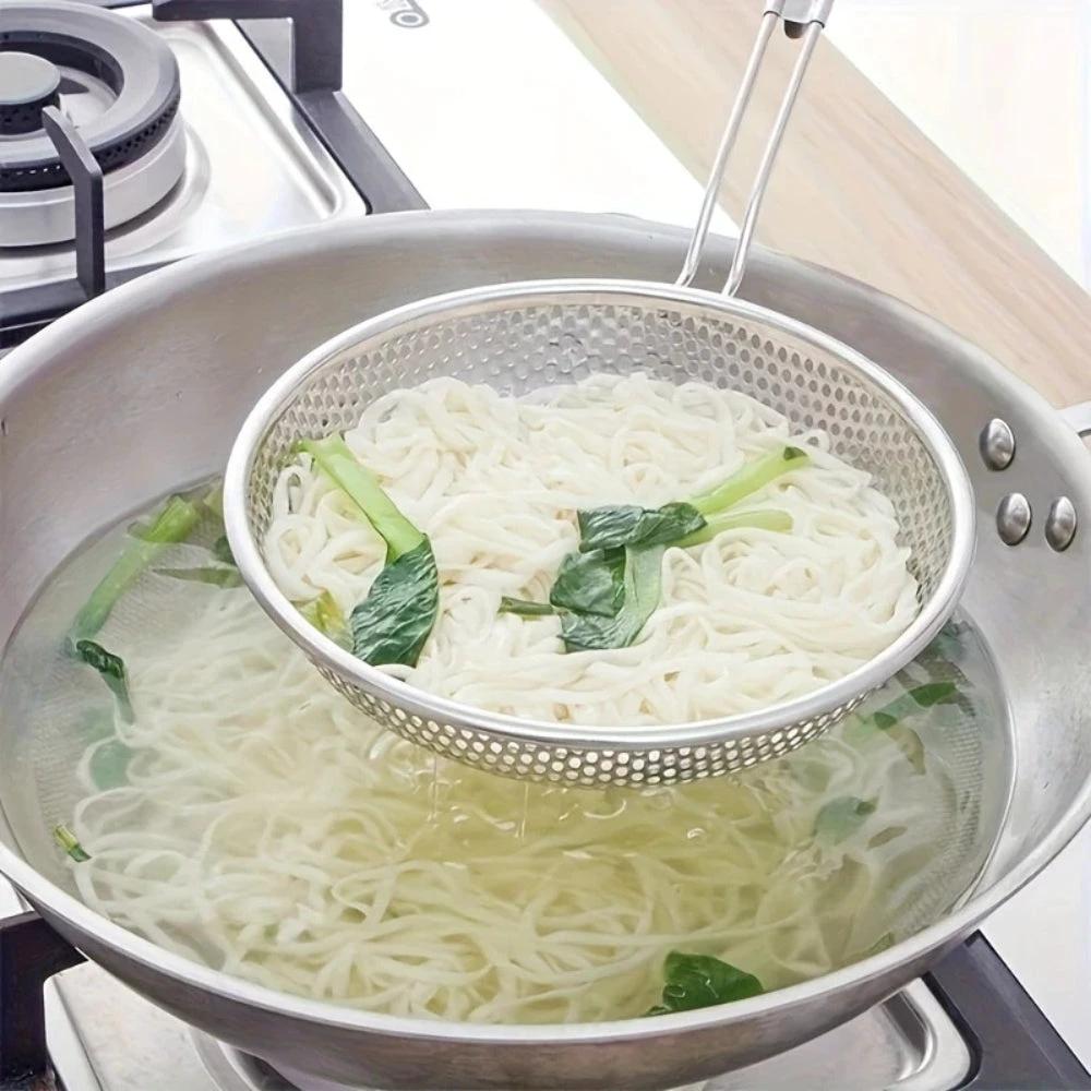 Skimmer Stainless Steel Colander Strainer by Casa & Beyond