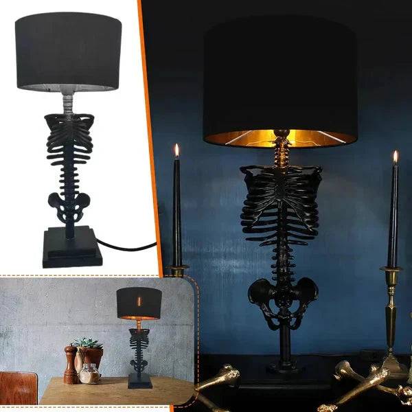 BoneLight - Mysterious Skeleton Table Lamp Bowlift by Bowlift