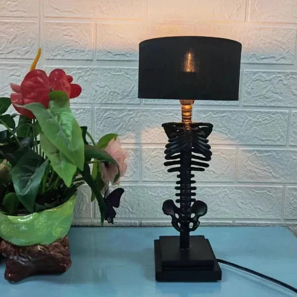 BoneLight - Mysterious Skeleton Table Lamp Bowlift by Bowlift