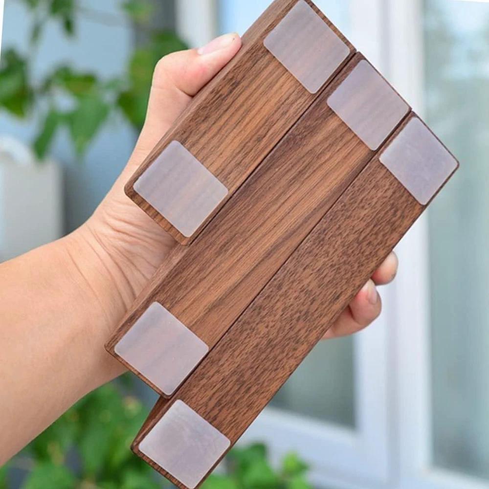 Sleek Wooden Door Stopper by Casa & Beyond.