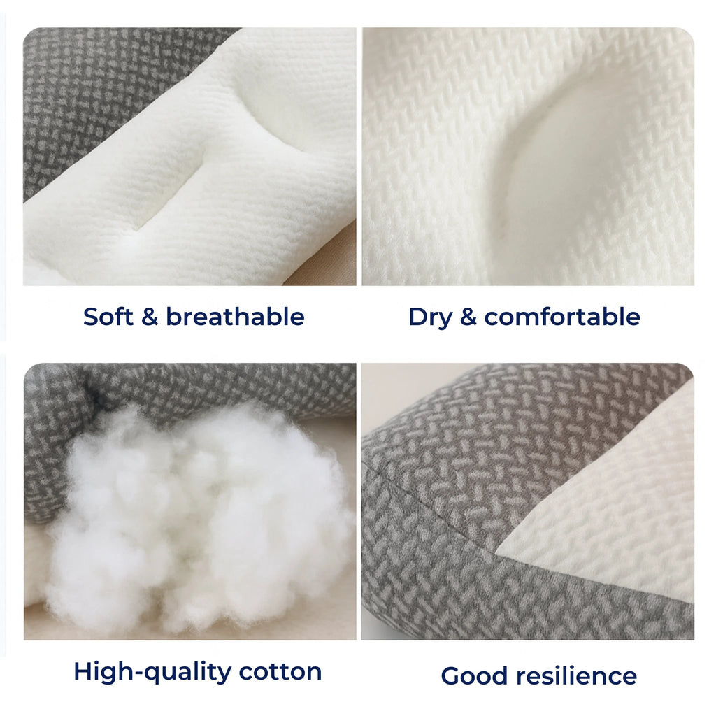 SpineEase | Orthopedic Neck Pillow – Pain Relief – Breathable Memory Foam – For Side Sleepers & All Sleep Positions Bowlift by Bowlift