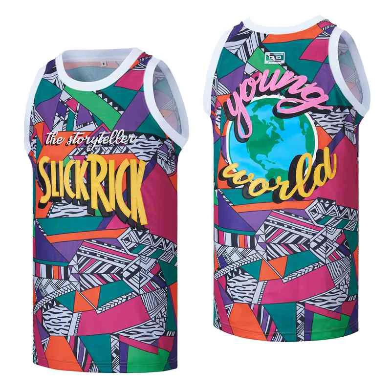Slick Rick Young World Movie Basketball Jersey by My store basketball