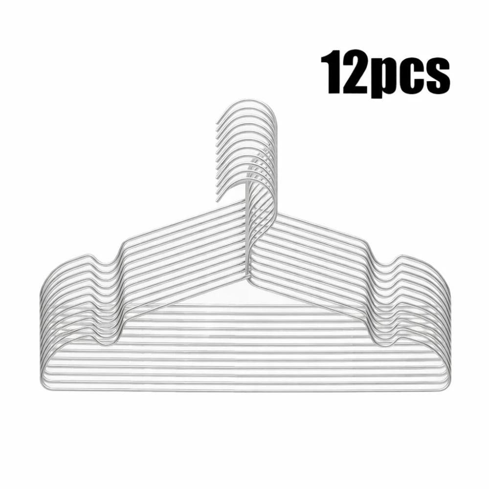 SlimLine Aluminum Clothes Hangers | 12pcs Set by Casa & Beyond