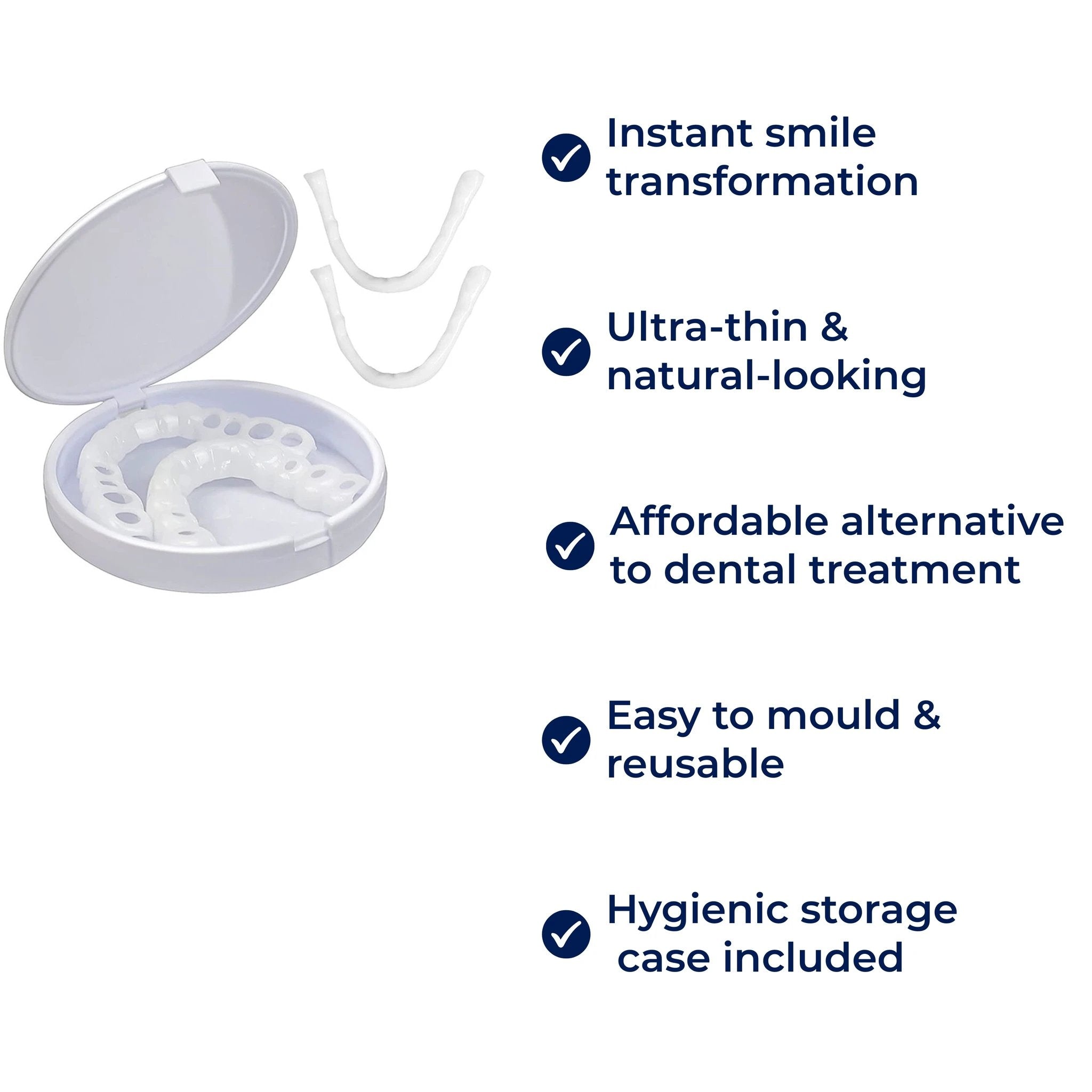 SmileEase | Clip-On Veneers – Instant Smile Enhancement – Ultra-Thin Design – Ideal for Adults Seeking Affordable Dental Solutions Bowlift by Bowlift