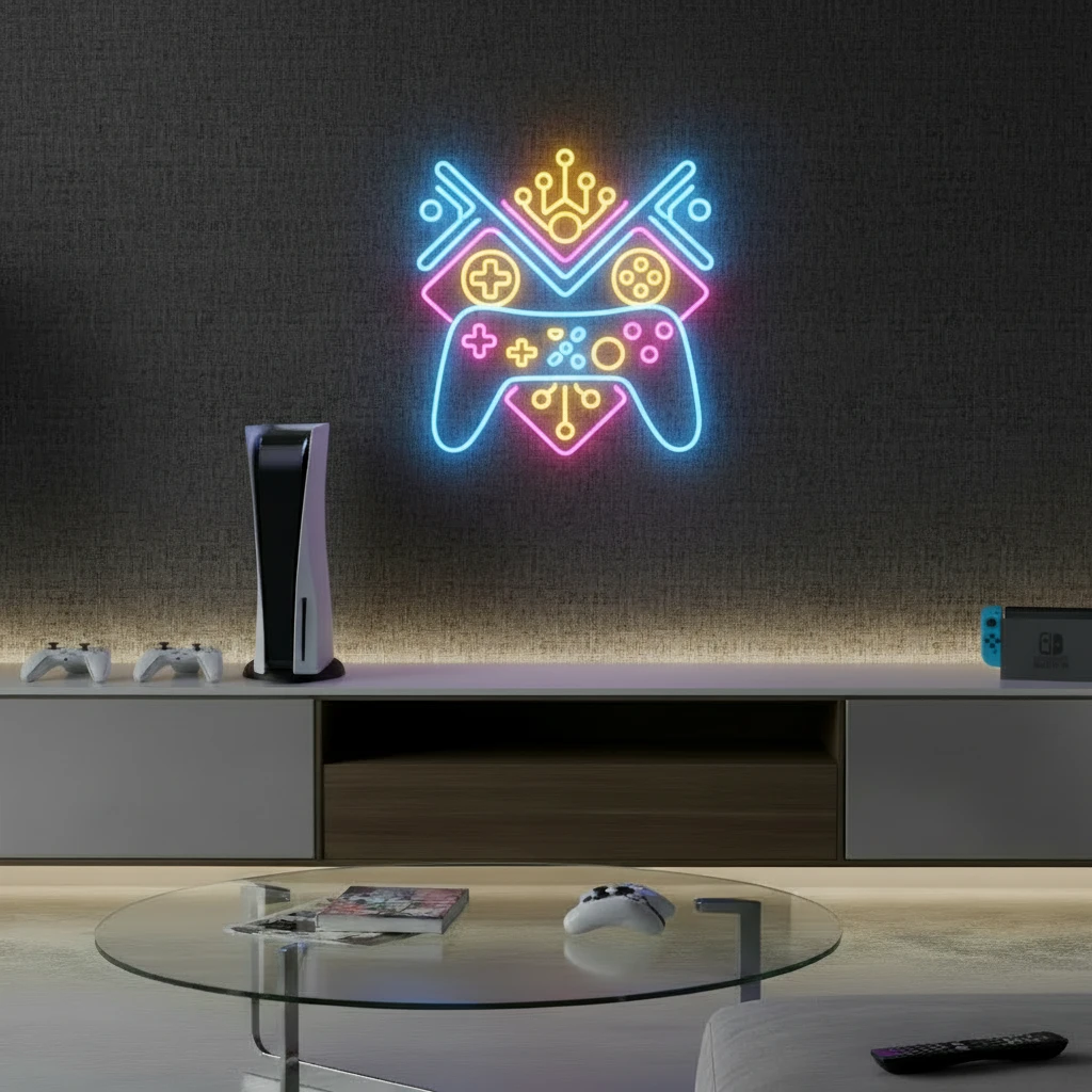 Smiley Face Flower Led Neon Sign Room Decor Sign by Neonchics