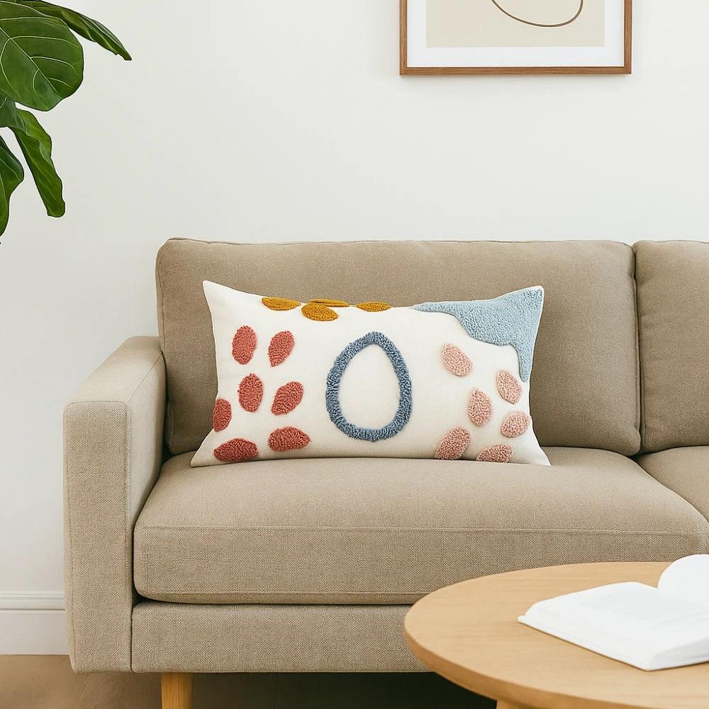 Snugi Colorful Dot Pattern Cushion Cover by Casa & Beyond