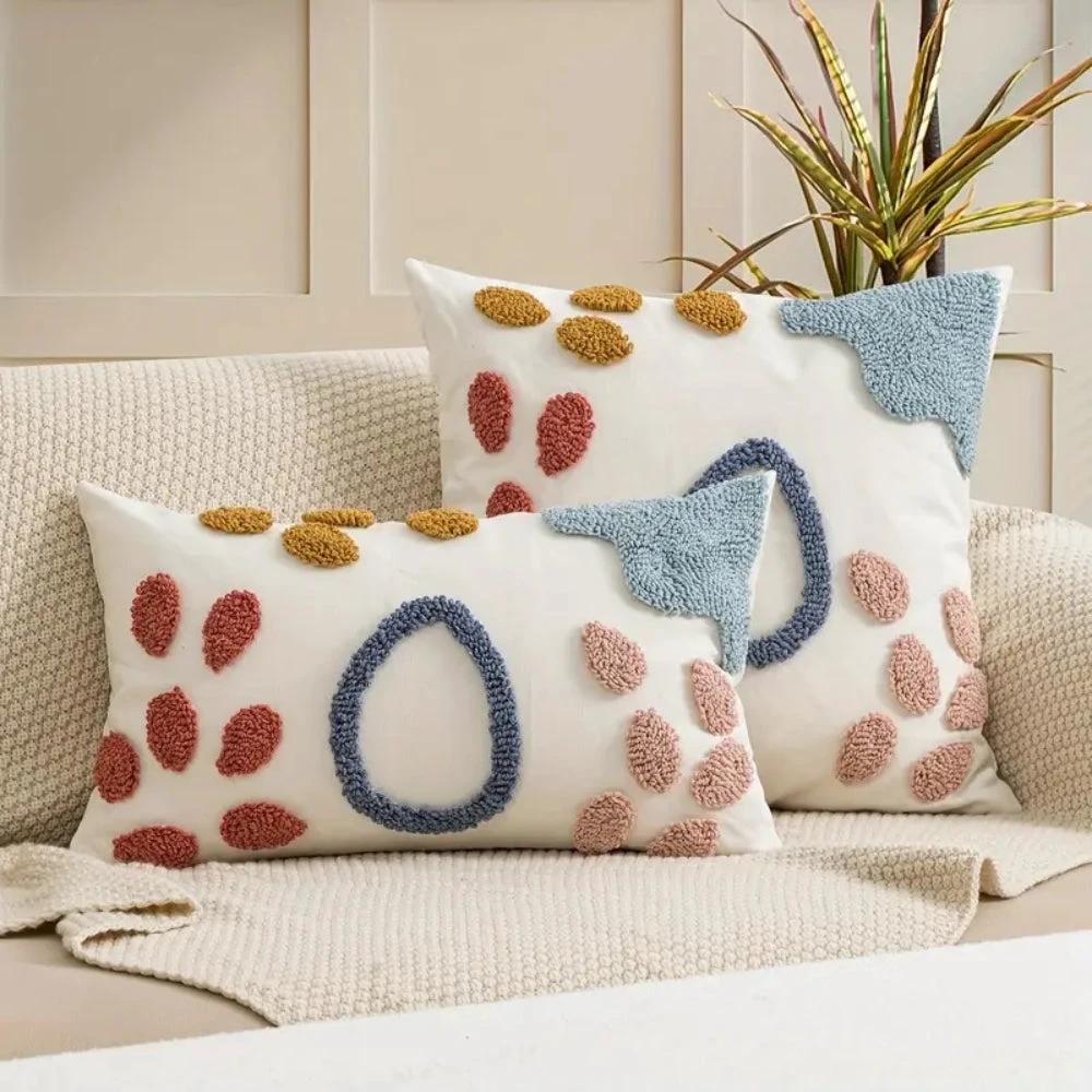 Snugi Colorful Dot Pattern Cushion Cover by Casa & Beyond