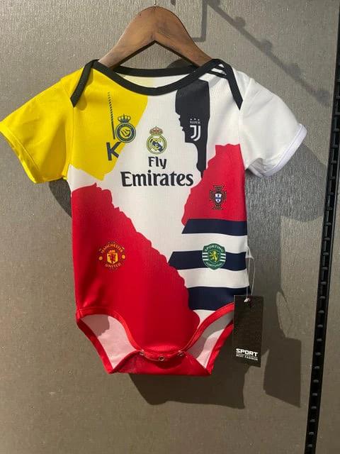 Soccer Legend Ronaldo 2025-26 Future GOAT Comfort Baby Bodysuit – All club by Soccer Jersey